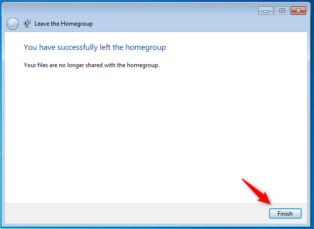 Has dejado el grupo en el hogar