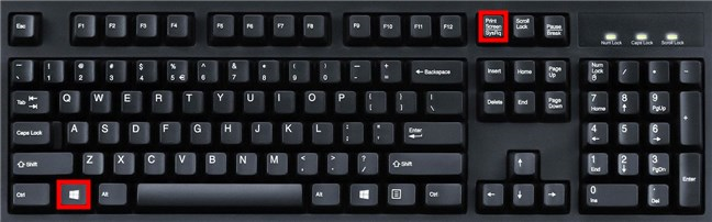 Use los botones de Windows + Imprimir pantalla para guardar capturas de pantalla automáticamente