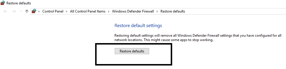 Restablezca la configuración cuando Windows lo solicite |  Arreglar el punto de acceso móvil que no funciona en Windows 10