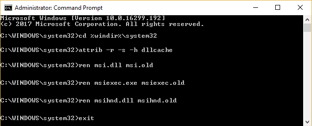 Reinstalar el instalador de Windows