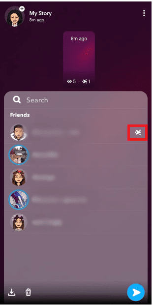 Si alguien toma una captura de pantalla, Snapchat te lo notificará