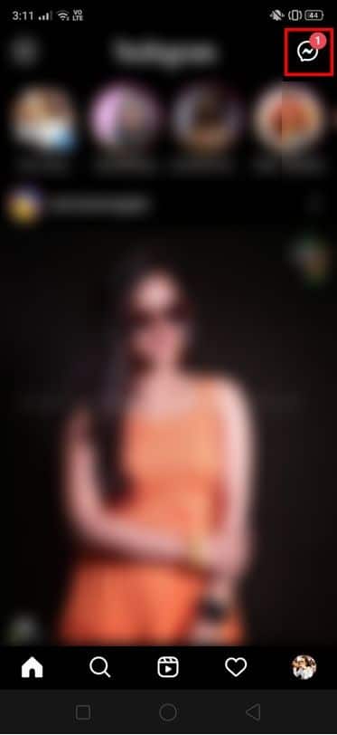 abre Instagram y haz clic en el ícono de Mensajería Directa.  ¿Qué significa Sus en la jerga del texto?