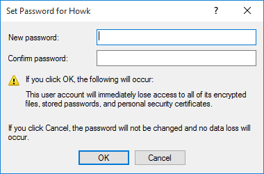 Escriba la nueva contraseña, luego confirme la contraseña y haga clic en Aceptar |  Cómo cambiar la contraseña de su cuenta en Windows 10