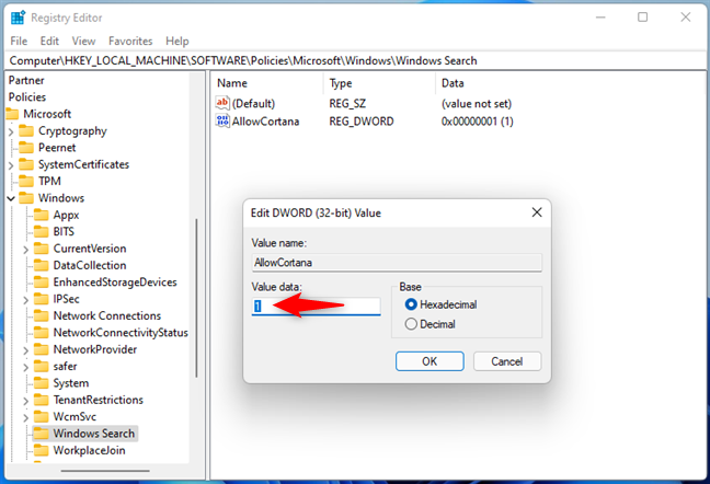 Habilitar Cortana en Windows 11