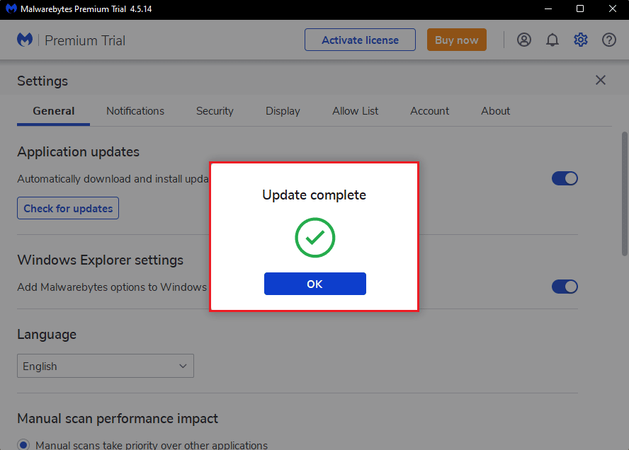 actualizar mensaje completo