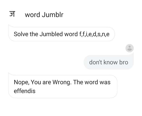 Jumblr de palabras