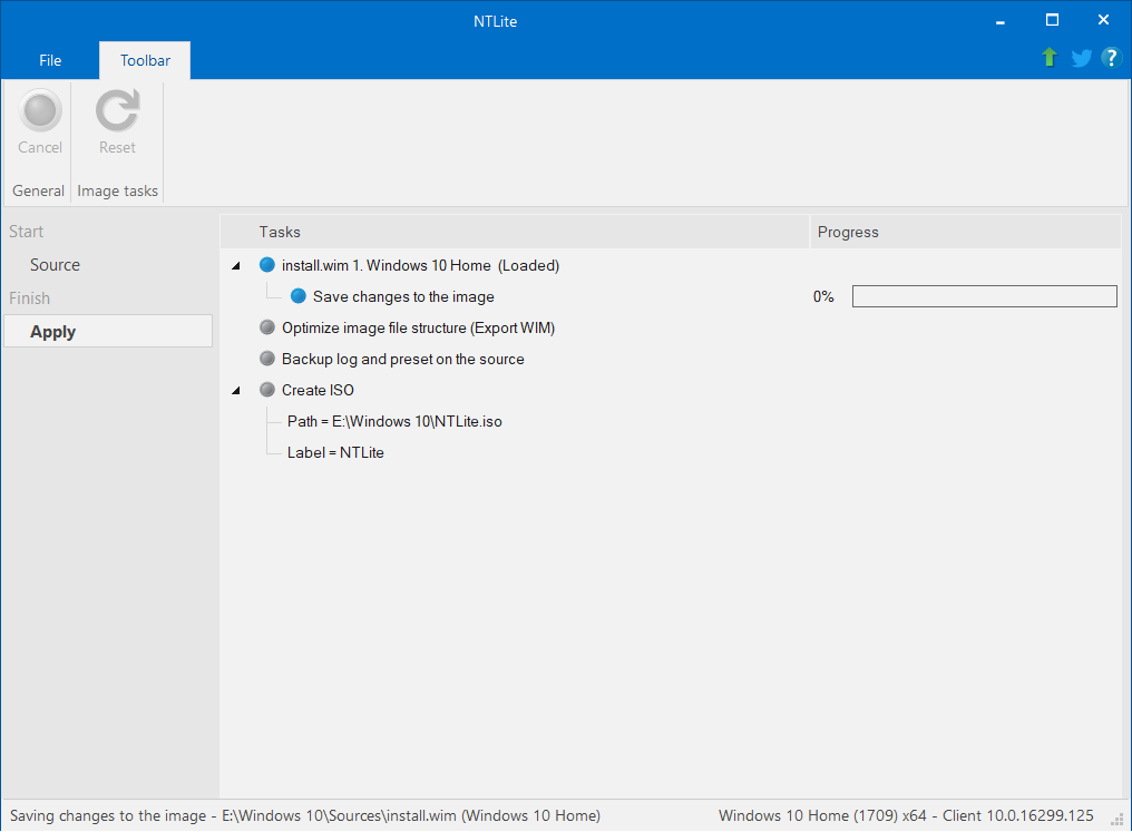 Slipstream Windows 10 correcciones y actualizaciones a un archivo ISO |  Instalación integrada de Windows 10