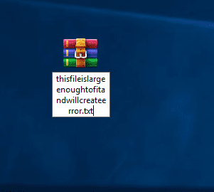 Cambie temporalmente el nombre del Zip o cualquier otro archivo a txt y luego copie o mueva el archivo | Solucionar el error de la ruta de destino demasiado larga