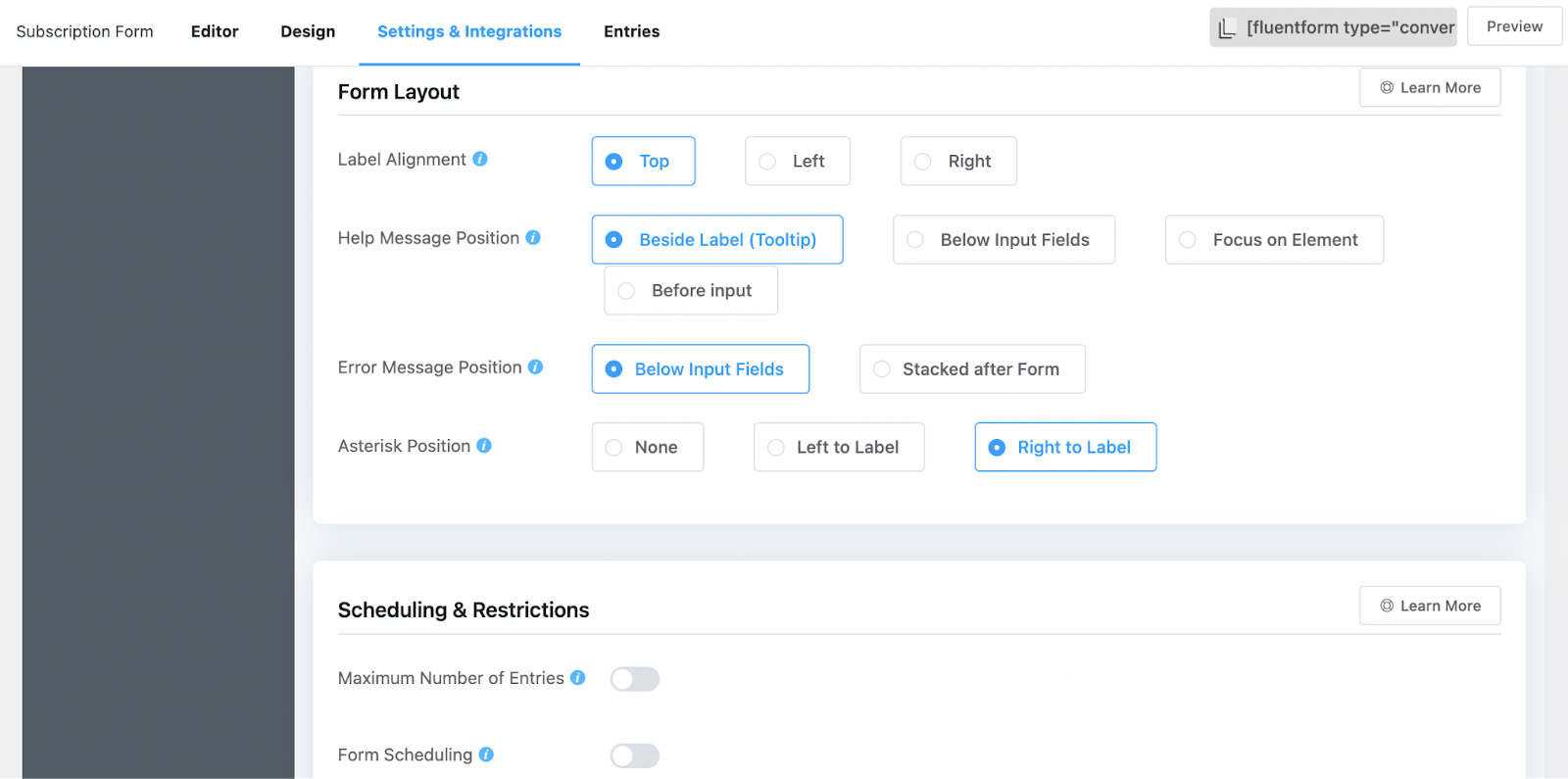 wordpress, creador de formularios