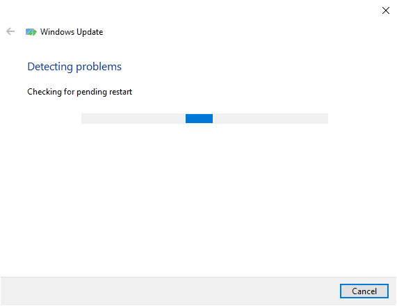 Windows ahora comenzará a solucionar problemas y buscará cualquier problema | Solucione fácilmente el error de actualización de Windows 80072ee2