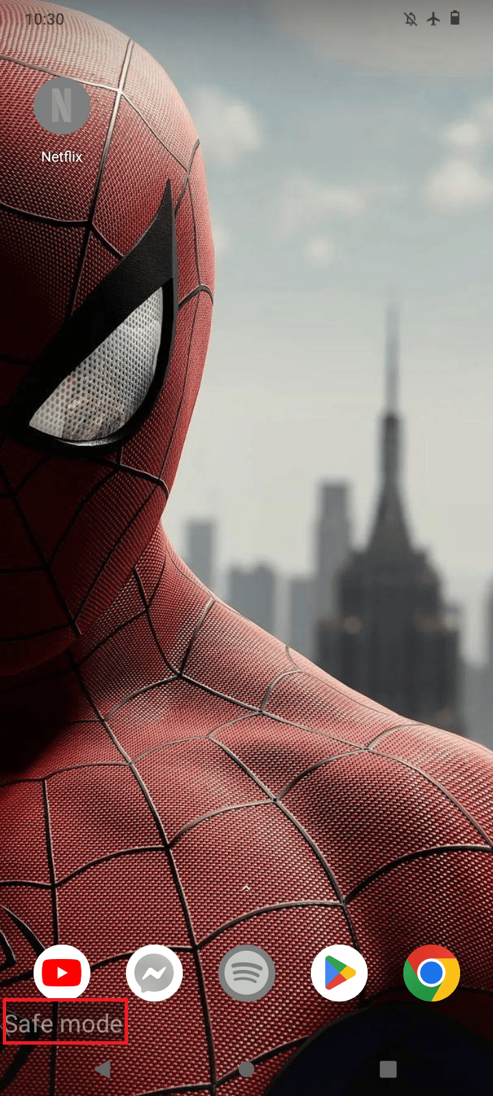 modo seguro activado.  Maneras de arreglar actualmente no se puede descargar en Android