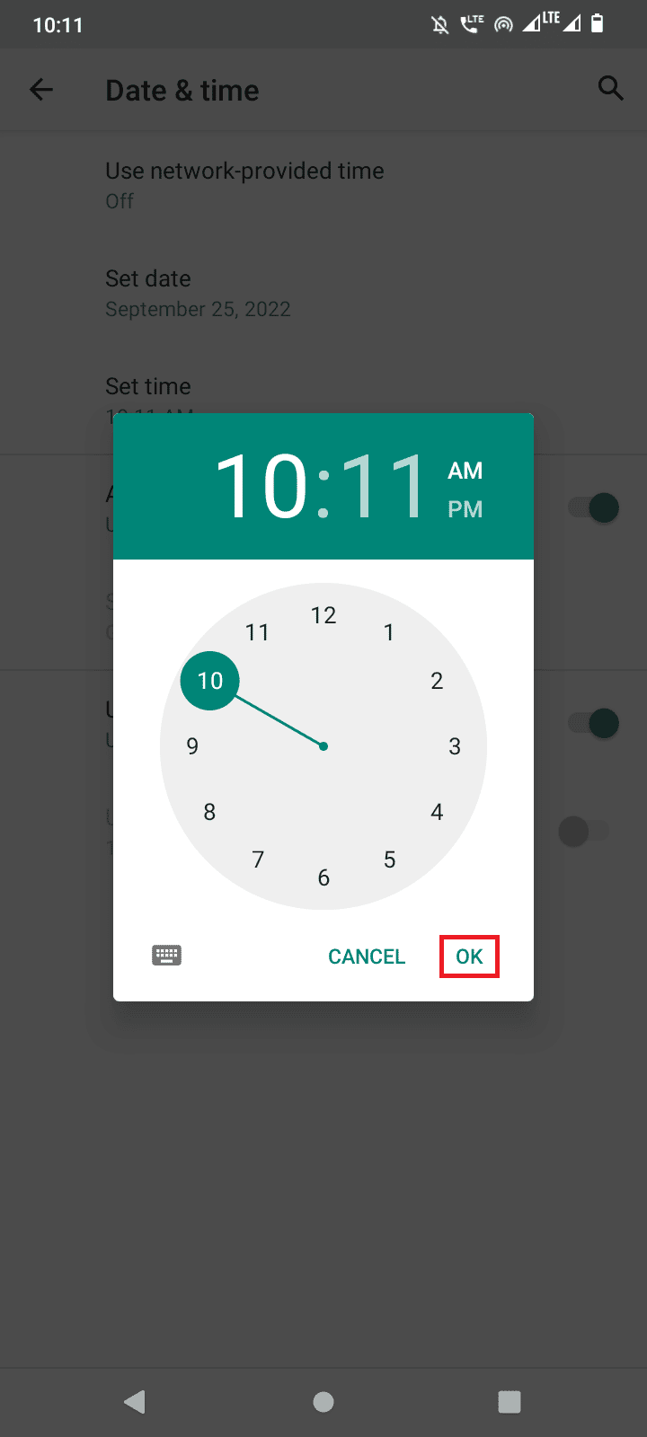 toca Aceptar para confirmar.  Maneras de arreglar actualmente no se puede descargar en Android