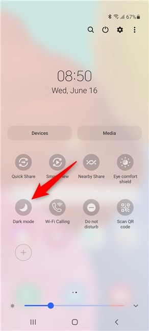Cómo activar el modo oscuro en Android