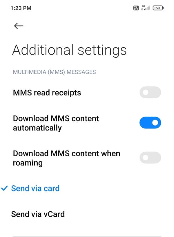 Compruebe la configuración de SMS | Arreglar No se puede enviar un mensaje de texto a una persona