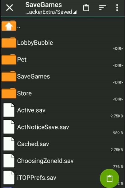 Abra la carpeta de destino donde se pegarán los archivos. | Cambiar la voz del chat rápido en PUBG Mobile