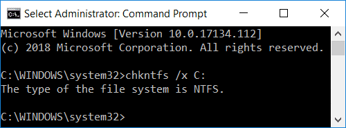Para cancelar un Chkdsk programado en el arranque, escriba chkntfs /x C: