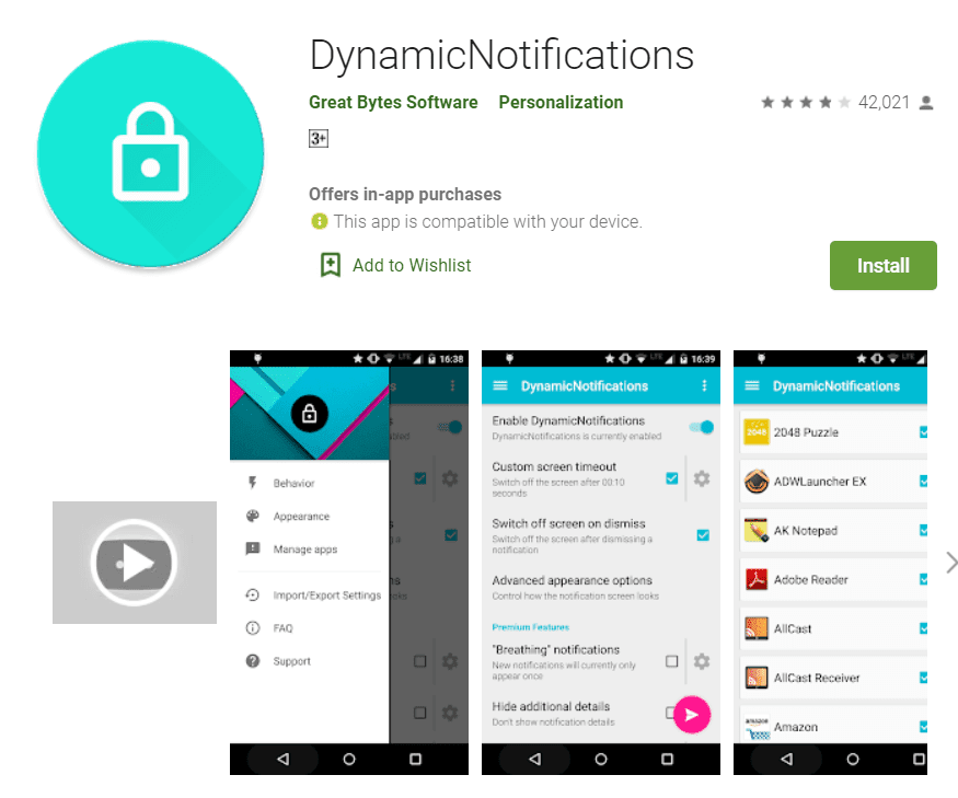 Notificaciones dinámicas