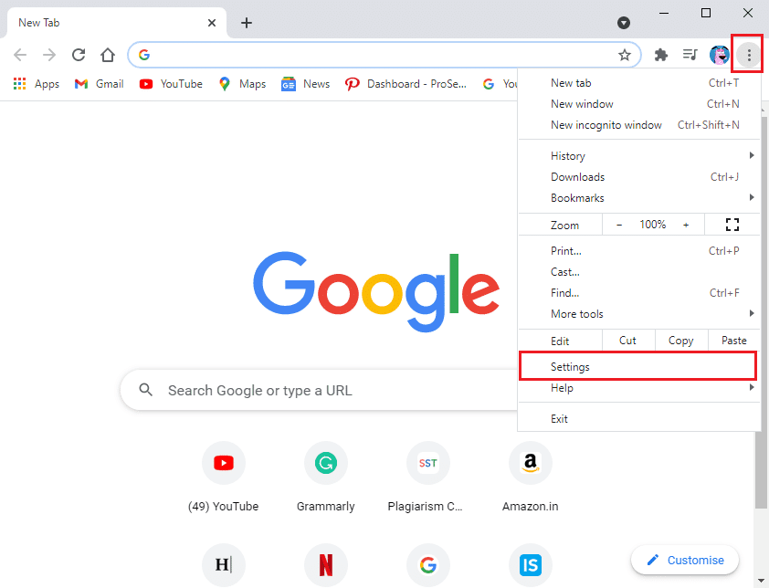 Haga clic en Configuración |  Cómo reparar el error de Twitter: algunos medios no se pudieron cargar