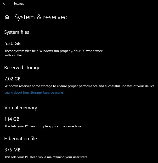 Si no ve la sección