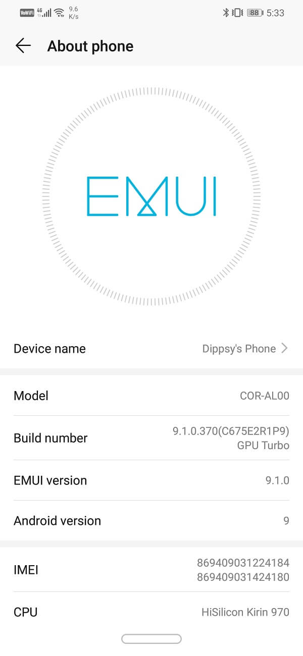 Se mostrará su versión de Android