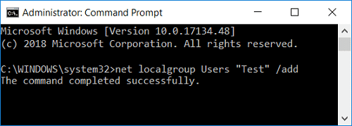 Usuarios de net localgroup 