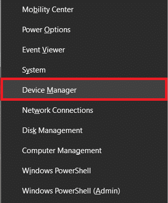 seleccione Administrador de dispositivos. Instalación de Windows 10 atascada Actualización de Fall Creators