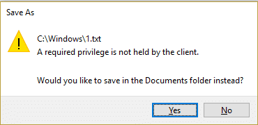 Un privilegio requerido no está en manos del error del cliente