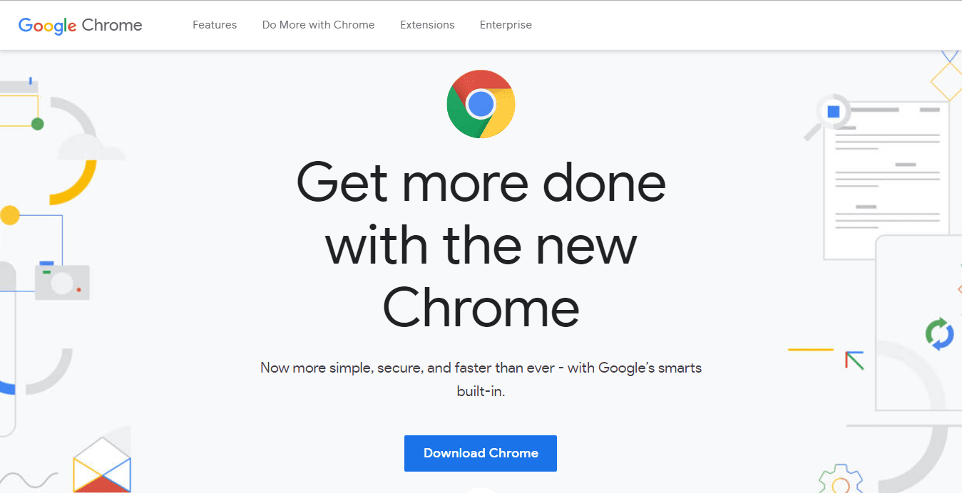 Visite el sitio web y haga clic en Descargar Chrome |  ¿Diferencia entre Google Chrome y Chromium?