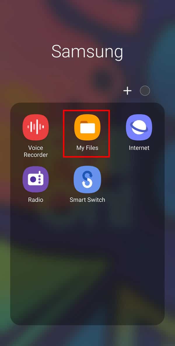Abra su lista de aplicaciones y busque Mis archivos.  |  ¿Cómo eliminar descargas en Android?