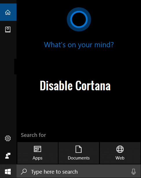 Cómo deshabilitar Cortana en Windows 10