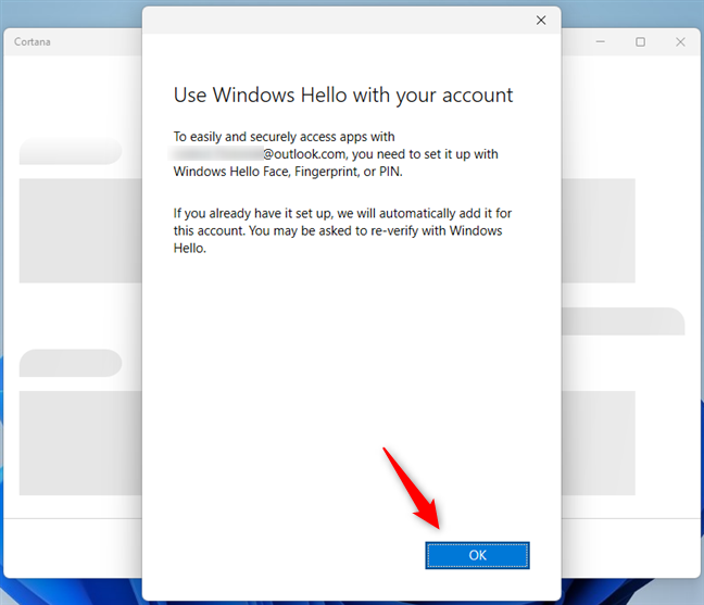 Użyj Windows Hello na swoim koncie