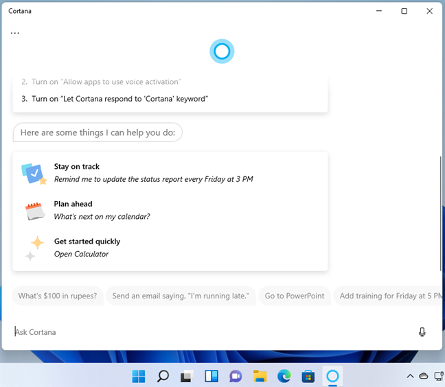 Cortana działa na Twoim komputerze z systemem Windows