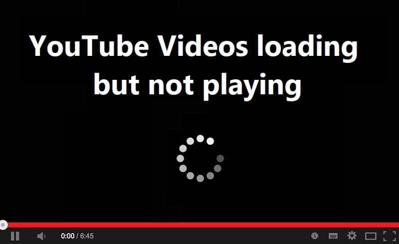 Arreglar videos de YouTube cargando pero no reproduciendo videos
