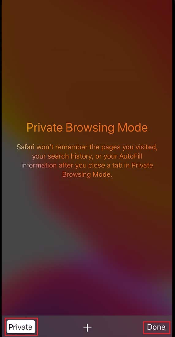 privado-navegación-modo-safari-iphone.  Arreglar esta conexión no es privada