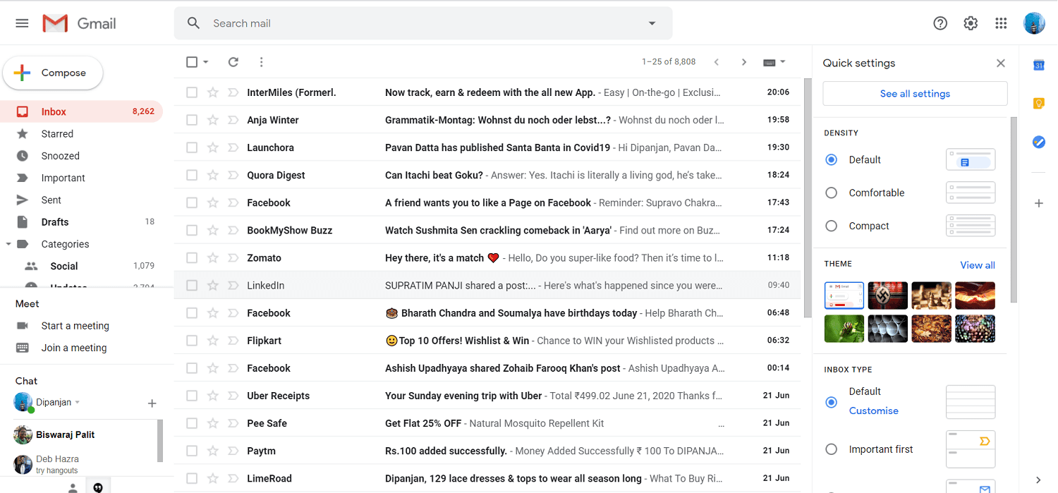 Haga clic en la opción Configuración y toque Ver todas las configuraciones