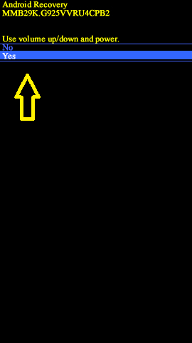 Haga clic en Sí. Cómo restablecer Samsung Galaxy Note 8