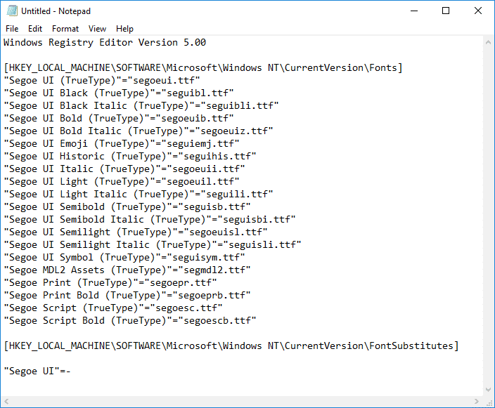 ¿Cómo cambio la configuración predeterminada del sistema para volver a la interfaz de usuario de Segoe?