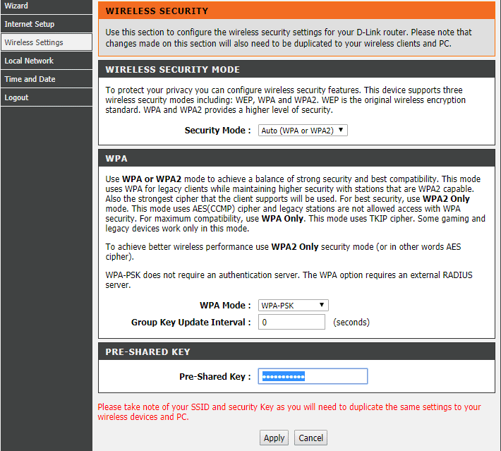 Su enrutador se reiniciará después de cambiar la contraseña
