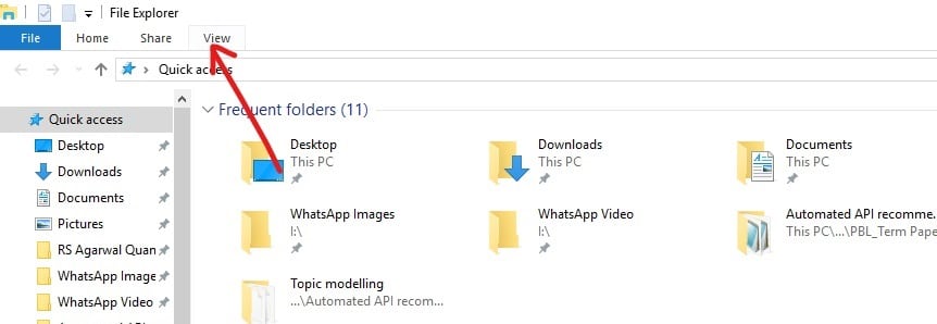 Haga clic en Ver disponible en la parte superior