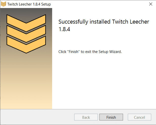 Una vez instalado, inicia Twitch Leecher