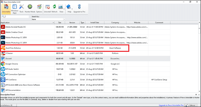 haga clic en el programa antivirus de terceros y seleccione Desinstalar en la barra de menú superior. Cómo evitar que Chrome bloquee la descarga