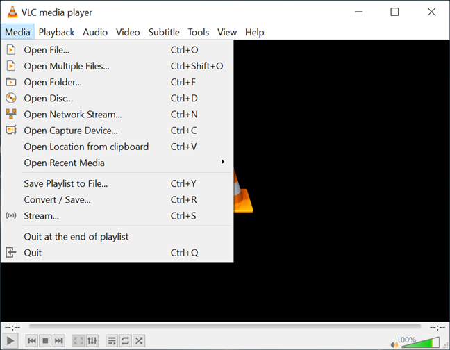 Puede tomar capturas de pantalla de VLC de videos en diferentes ubicaciones