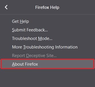 Haga clic en Firefox