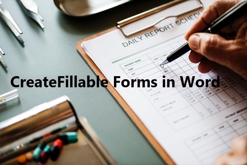 Crear formularios rellenables en Microsoft Word