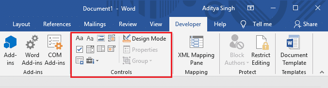 Texto enriquecido, texto sin formato, imagen, galería de bloques de construcción, casilla de verificación, cuadro combinado, lista desplegable y selector de fecha