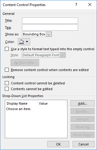Personalizar controles de contenido