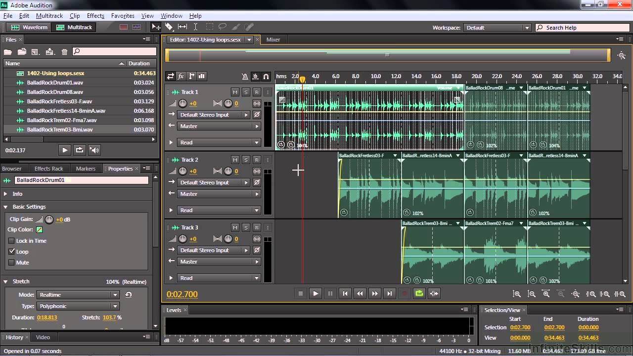 Audición de adobe