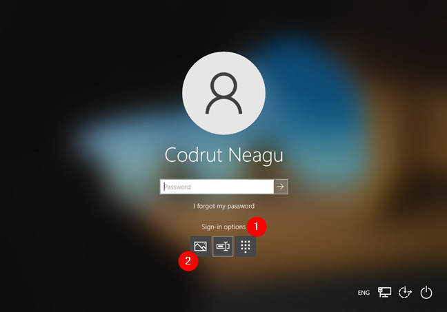 Elegir iniciar sesión en Windows 10 usando una contraseña de imagen