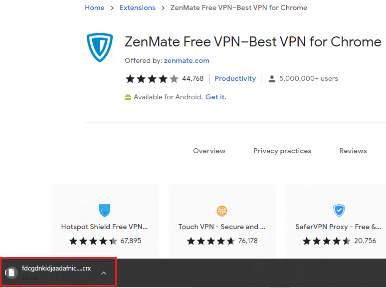 Ahora, espere hasta que la extensión se descargue e instale en su navegador. cómo acceder a sitios bloqueados en Chrome
