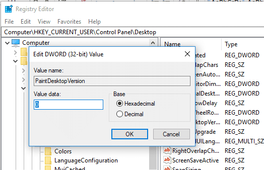 Establezca el valor de los datos en 0 y guarde la configuración